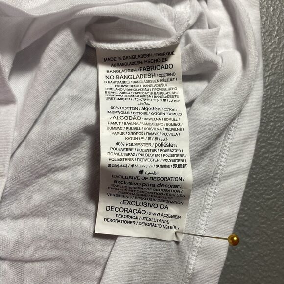 Team USA Olympics Cropped T-Shirt Let The Games Begin Womens Size M White - Picture 7 of 10